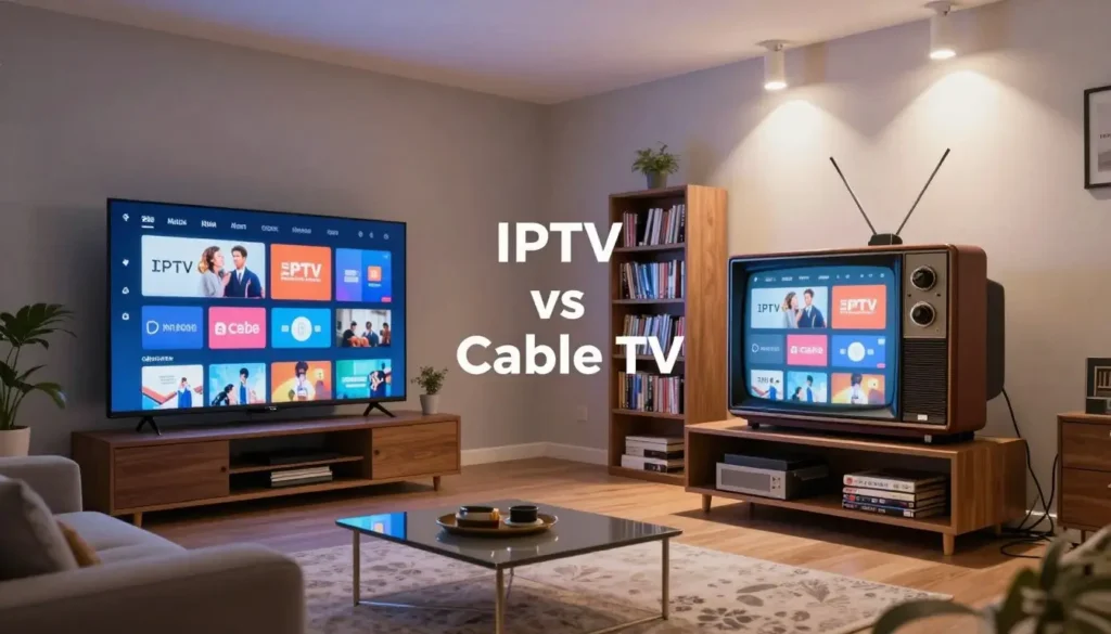 Internet Protocol Television versus cable TV satellite and OTT streaming comparison USA 2026 — channels pricing contracts device support IPTV wins on every metric