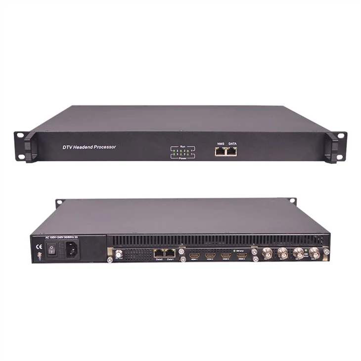 Step 3 — Configure H.265 H.264 encoding parameters in IPTV encoder box web interface — resolution bitrate framerate settings