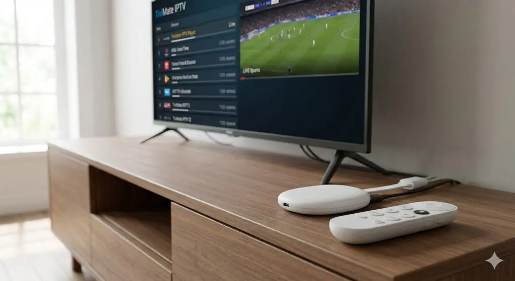 TiviMate on Onn 4K Plus Android TV — installing TiviMate IPTV player from Google Play Store on Walmart Onn 4K streaming device for IPTV playback